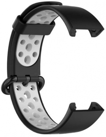 Ремешок BeCover Vents Style для Xiaomi Redmi Smart Band 2 (709422) Black-Gray - фото - интернет-магазин электроники и бытовой техники TTT