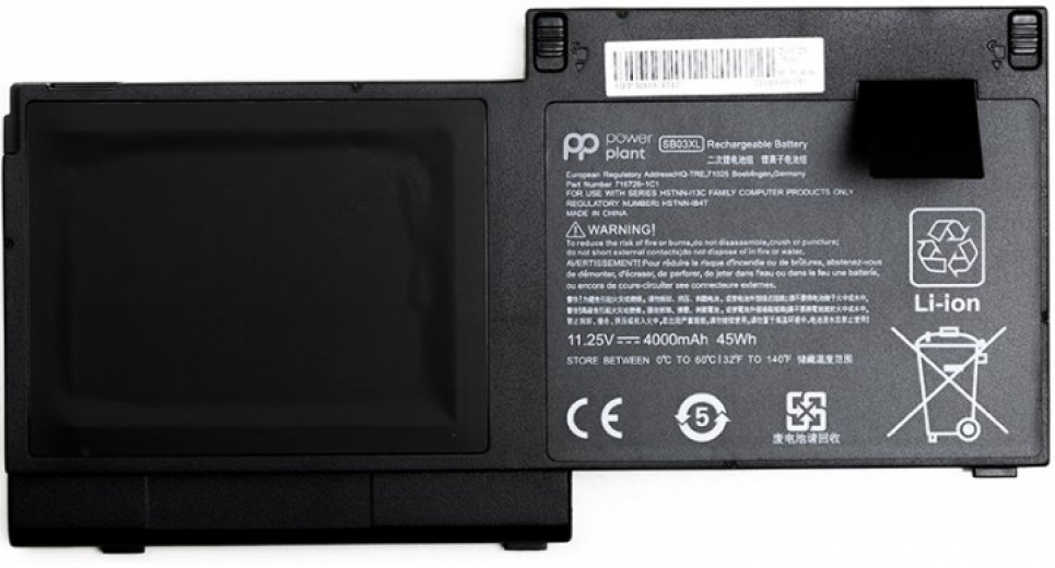 Аккумулятор PowerPlant для ноутбуков HP Elitebook 720 (SB03XL) 11.25 V 46 Wh (original) (NB461110) - фото - интернет-магазин электроники и бытовой техники TTT