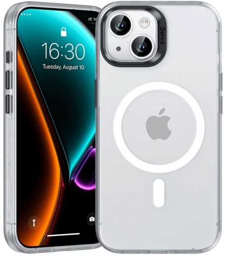 Панель Benks MagClap Lucid Armor Protective для Apple iPhone 15 White - фото - интернет-магазин электроники и бытовой техники TTT