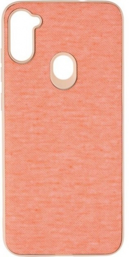 Накладка Gelius Canvas Case для Samsung Galaxy A11 (A115) (2099900813764) Pink - фото - інтернет-магазин електроніки та побутової техніки TTT
