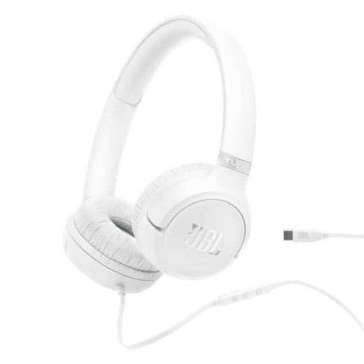 Навушники JBL Tune 530C (JBLT530CWHT) White  - фото - інтернет-магазин електроніки та побутової техніки TTT