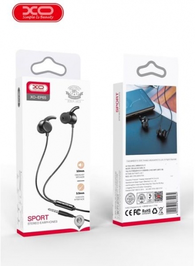 Наушники XO EP65 Black - фото Наушники XO EP65 Black - фото - інтернет-магазин електроніки та побутової техніки TTT