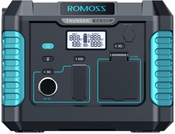 Зарядная станция Romoss RS500 (RS500-2B2-G153H) (1000 Вт) - фото - интернет-магазин электроники и бытовой техники TTT