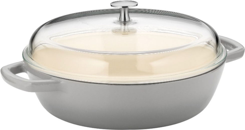 Сотейник Kela Calido чавунний з кришкою 28 см 3.8 л (12614K) - фото - інтернет-магазин електроніки та побутової техніки TTT