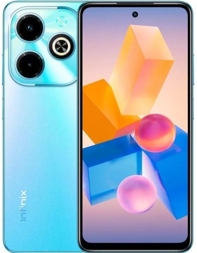 Смартфон Infinix HOT 40i 8/128GB Palm Blue - фото Смартфон Infinix HOT 40i 8/128GB Palm Blue - фото - интернет-магазин электроники и бытовой техники TTT