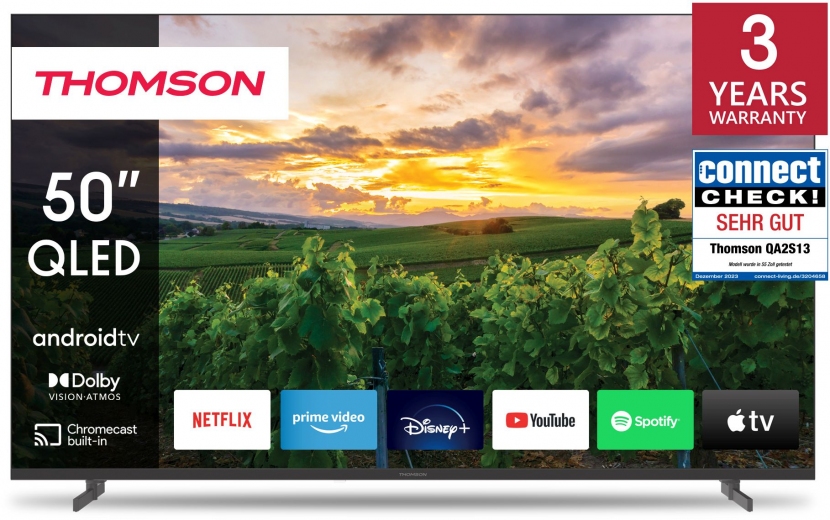 Телевізор Thomson 50QA2S13 - фото Телевізор Thomson 50QA2S13 - фото - інтернет-магазин електроніки та побутової техніки TTT