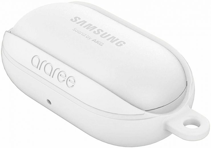 Чехол для наушников Samsung Silicone Cover Galaxy Buds (GP-R170KDFPBWE) White - фото - интернет-магазин электроники и бытовой техники TTT