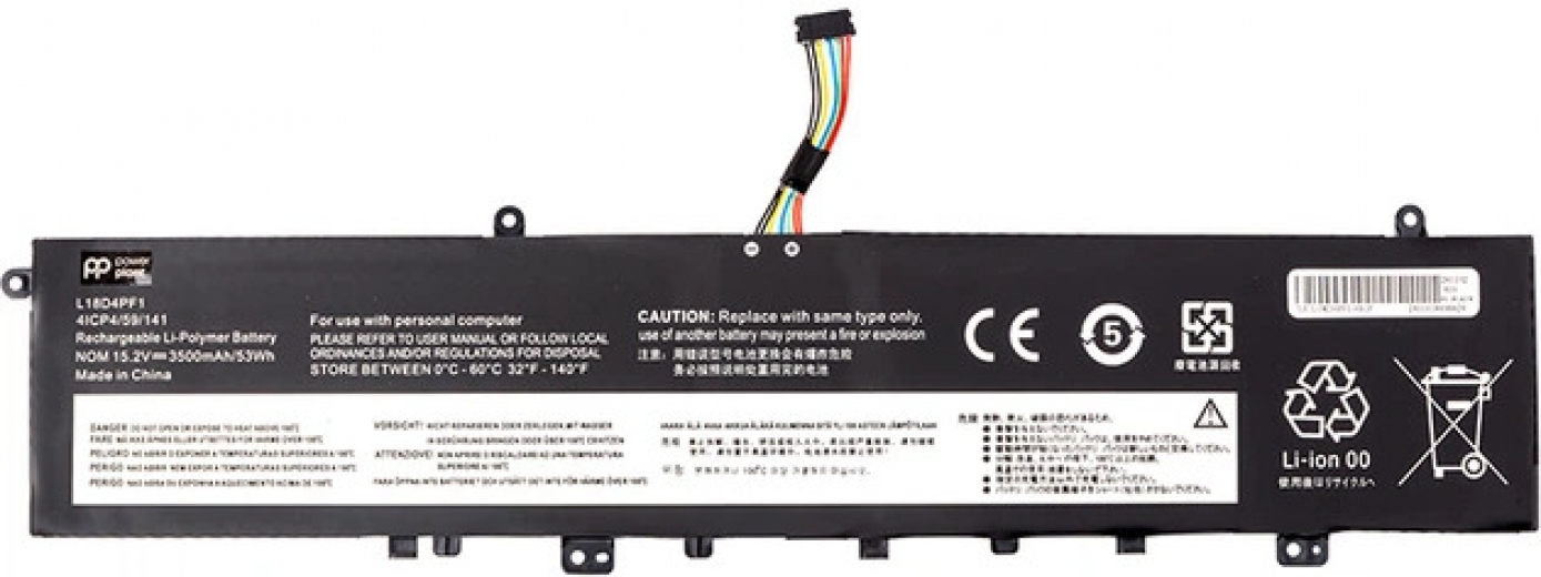 Аккумулятор PowerPlant для Lenovo Yoga 9-15IMH5 (L18D4PF1) 15.2V 3500mAh (NB482436) - фото - интернет-магазин электроники и бытовой техники TTT