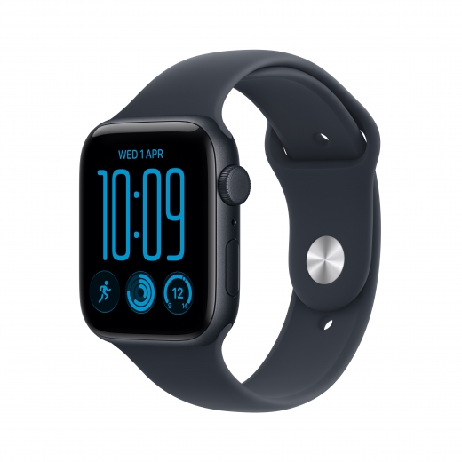 Apple Watch SE 3 GPS + Cellular 40mm Midnight Aluminium Case with Navy Blue Sport Band - S/M (MJLG4RK/A) - фото - интернет-магазин электроники и бытовой техники TTT
