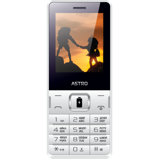 Мобильный телефон Astro B245 White - фото Мобильный телефон Astro B245 White - фото - интернет-магазин электроники и бытовой техники TTT