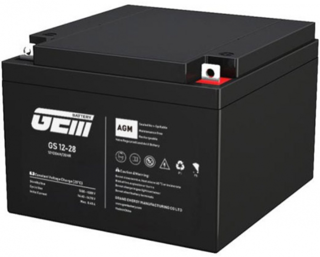Аккумуляторная батарея GEM Battery 12V-28Ah AGM L2/R2 (GS 12-28) - фото - интернет-магазин электроники и бытовой техники TTT