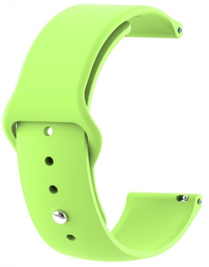 Ремінець BeCover для Samsung Galaxy Watch 42mm / Watch Active / Active 2 40/44mm / Watch 3 41mm / Gear S2 Classic / Gear Sport (706183) Lime - фото - інтернет-магазин електроніки та побутової техніки TTT