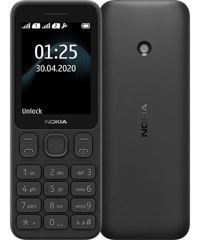 Мобільний телефон Nokia 125 Black - фото - інтернет-магазин електроніки та побутової техніки TTT