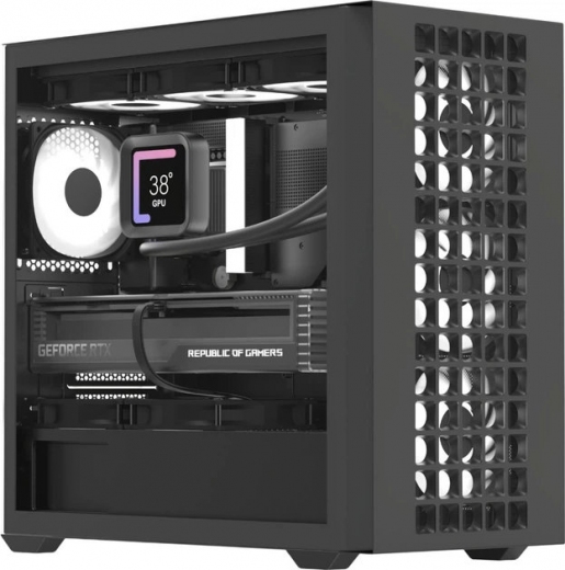 Корпус AeroCool D302A-G-BK-v1 (ACCS-DS04043.11) без БЖ  Black - фото - інтернет-магазин електроніки та побутової техніки TTT