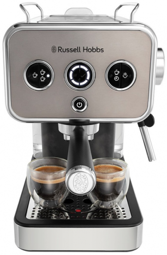 Кавоварка рожкова RUSSELL HOBBS Distinctions Titanium 26452-56 - фото - інтернет-магазин електроніки та побутової техніки TTT