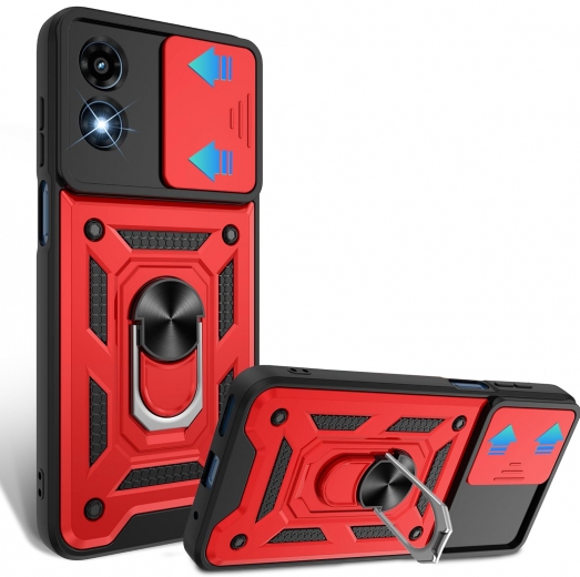 Панель BeCover Military для Motorola Moto G04/G04s (713065) Red - фото - интернет-магазин электроники и бытовой техники TTT