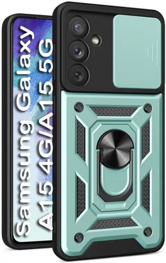 Панель BeCover Military для Samsung Galaxy A15 4G SM-A155/A15 5G SM-A156 (710751) Dark Green - фото - інтернет-магазин електроніки та побутової техніки TTT