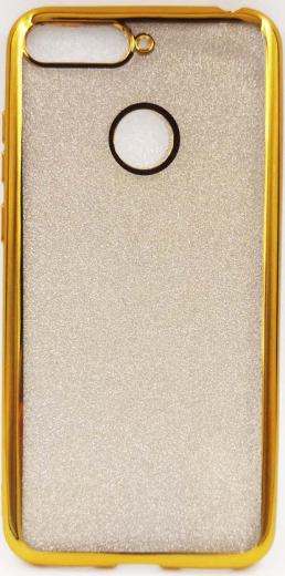 Накладка Remax Glitter Air Series Honor 7a PRO / Huawei Y6 (2018) Gold - фото - интернет-магазин электроники и бытовой техники TTT