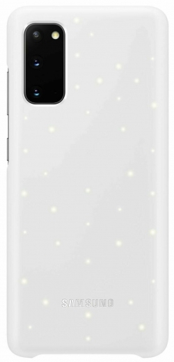 Панель Samsung LED Cover для Samsung Galaxy S20 (EF-KG980CWEGRU) White - фото - интернет-магазин электроники и бытовой техники TTT