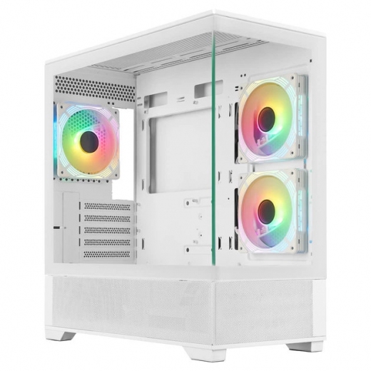 Корпус Prologix Axon GM-03AW Glass White - фото - интернет-магазин электроники и бытовой техники TTT