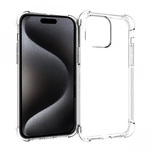 Панель BeCover Anti-Shock для Apple iPhone 15 Pro Max Clear (710081) - фото - інтернет-магазин електроніки та побутової техніки TTT