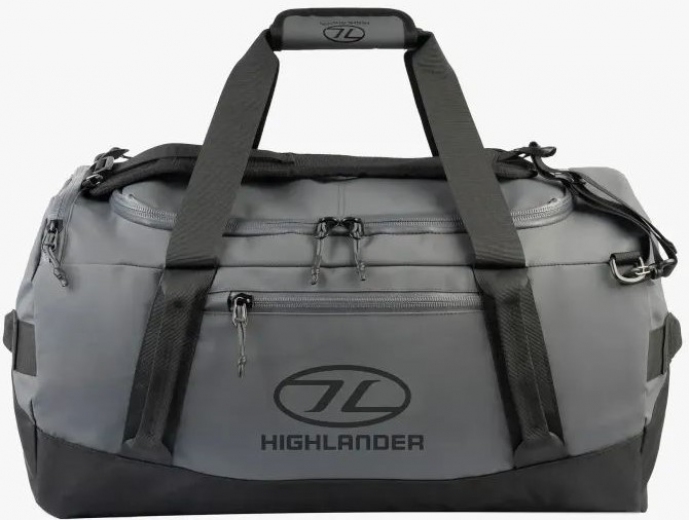 Дорожная сумка Highlander водозащитная Hauler Duffel 65L  (DB133-DGY) Dark Grey - фото - интернет-магазин электроники и бытовой техники TTT