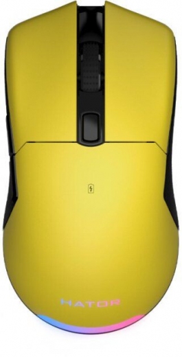 Миша Hator Pulsar Wireless (HTM-318) Yellow  - фото - інтернет-магазин електроніки та побутової техніки TTT