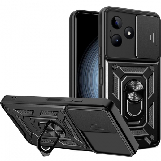 Панель BeCover Military для Realme C63 (712178) Black - фото - інтернет-магазин електроніки та побутової техніки TTT