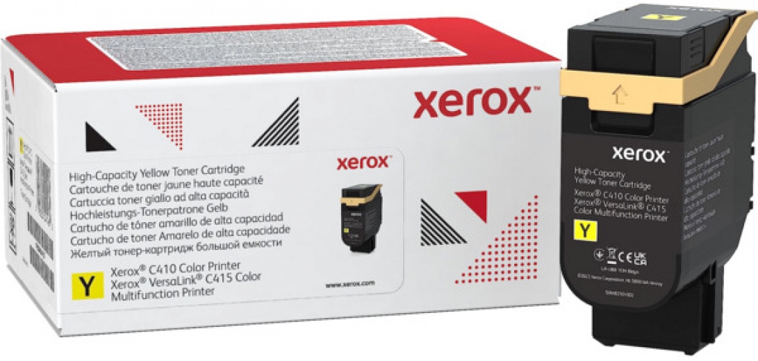 Тонер картридж Xerox VLC410/C415 (7000 стор) (006R04767) Yellow  - фото Тонер картридж Xerox VLC410/C415 (7000 стор) (006R04767) Yellow  - фото - интернет-магазин электроники и бытовой техники TTT