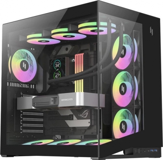 Корпус GameMax NEX C56 BK - фото - интернет-магазин электроники и бытовой техники TTT