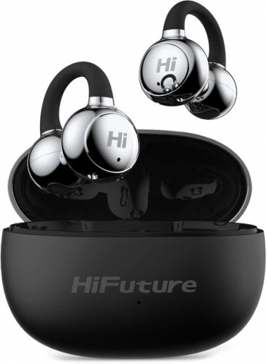 Бездротові навушники HiFuture FlexClip Black - фото - інтернет-магазин електроніки та побутової техніки TTT