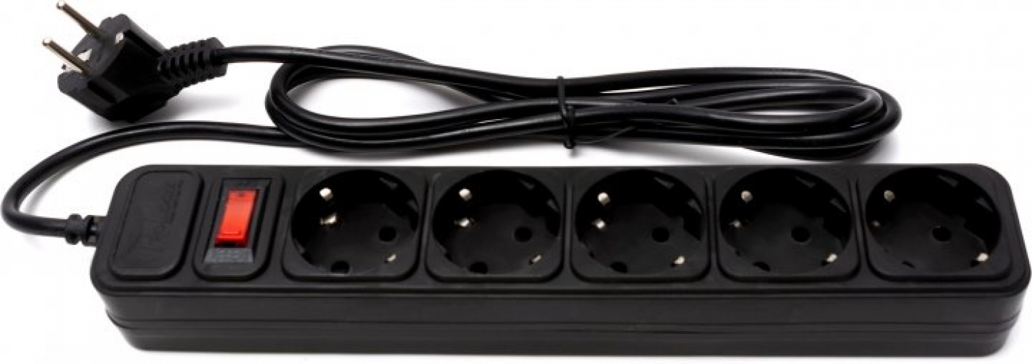 Сетевой фильтр ProLogix 5 розеток, 1.8 м (PRS-075P5-18B) Black - фото Сетевой фильтр ProLogix 5 розеток, 1.8 м (PRS-075P5-18B) Black - фото - интернет-магазин электроники и бытовой техники TTT