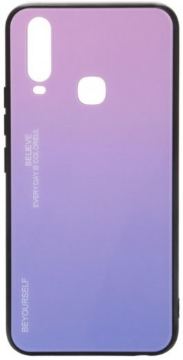 Панель BeCover Gradient Glass для Vivo Y15/Y17 (704043) Pink-Purple - фото - интернет-магазин электроники и бытовой техники TTT