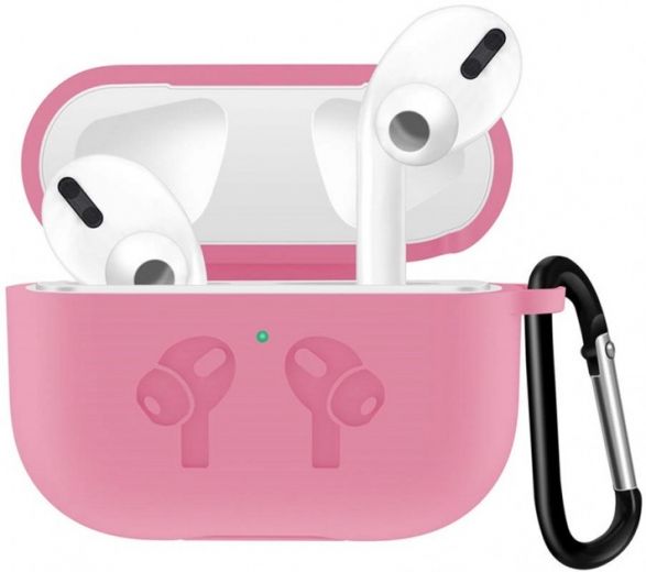 Чохол для навушників BeCover Silicon Protection для Apple AirPods Pro (704501) Pink - фото - інтернет-магазин електроніки та побутової техніки TTT