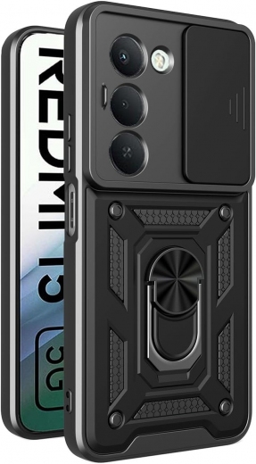 Панель BeCover Military для Xiaomi Redmi 15 5G (169mm) Global (715775) Black - фото - інтернет-магазин електроніки та побутової техніки TTT
