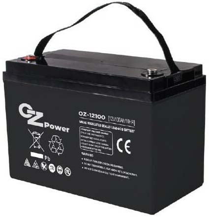 Аккумуляторная батарея OZ Power OZ12V100 12V 100AH AGM - фото - интернет-магазин электроники и бытовой техники TTT