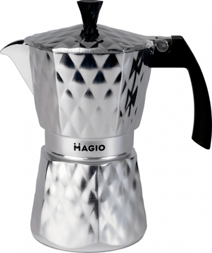 Гейзерная кофеварка Magio MG-1004 300 мл (MG-1004) - фото - интернет-магазин электроники и бытовой техники TTT