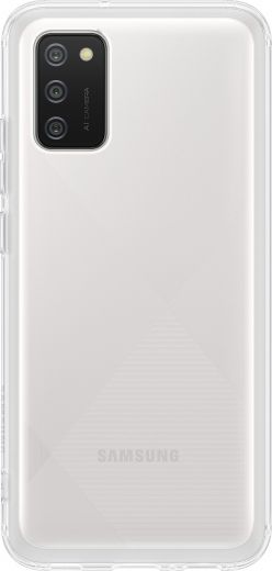 Чехол Samsung Soft Clear Cover для Samsung Galaxy A02s (A025) (EF-QA025TTEGRU) Transparent - фото - интернет-магазин электроники и бытовой техники TTT