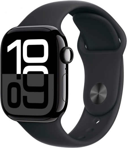 Apple Watch Series 10 GPS 42mm Jet Black Aluminium Case with Black Sport Band - S/M (MWWE3QH/A) - фото Apple Watch Series 10 GPS 42mm Jet Black Aluminium Case with Black Sport Band - S/M (MWWE3QH/A) - фото - интернет-магазин электроники и бытовой техники TTT