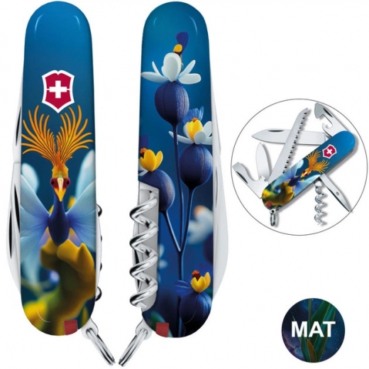 Ніж Victorinox CAMPER DESIGN Фантастична пташка 1.3613.3.R2100pk - фото - інтернет-магазин електроніки та побутової техніки TTT