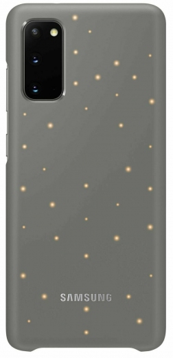 Панель Samsung LED Cover для Samsung Galaxy S20 (EF-KG980CJEGRU) Gray - фото - інтернет-магазин електроніки та побутової техніки TTT