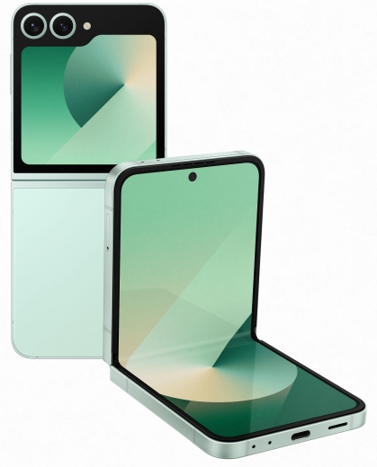 Смартфон Samsung Galaxy Flip 6 12/512Gb (SM-F741BLGHSEK) Mint - фото Смартфон Samsung Galaxy Flip 6 12/512Gb (SM-F741BLGHSEK) Mint - фото - интернет-магазин электроники и бытовой техники TTT