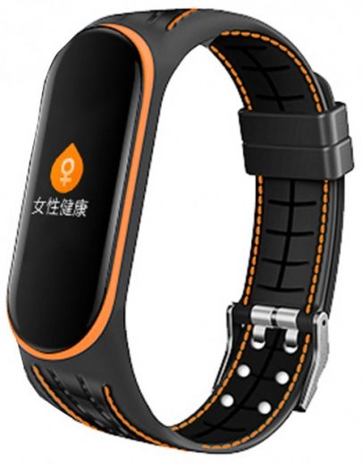 Ремешок BeCover Lattice Style для Xiaomi Mi Smart Band 5 (705164) Orange - фото - интернет-магазин электроники и бытовой техники TTT