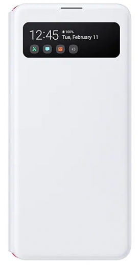 Чехол Samsung S View Wallet Cover для Samsung A415 (EF-EA415PWEGRU) White - фото - интернет-магазин электроники и бытовой техники TTT