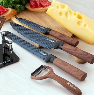 Набор ножей Magio MG-1095R - фото - интернет-магазин электроники и бытовой техники TTT