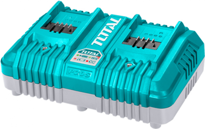 Зарядное устройство для аккумуляторных батарей Total TCLI2034 20+20В - фото - интернет-магазин электроники и бытовой техники TTT