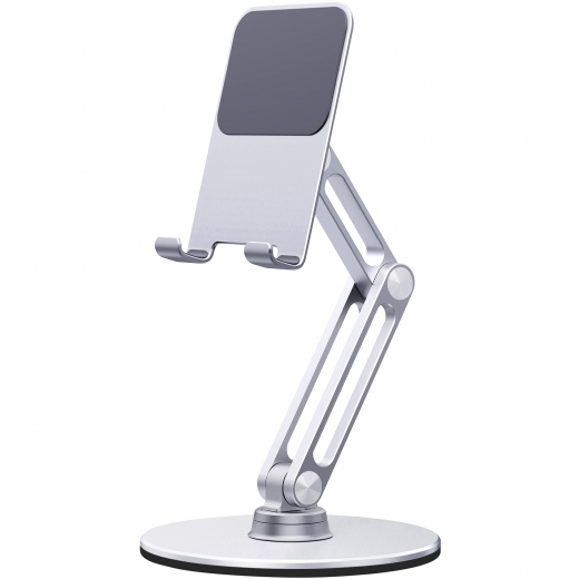 Підставка для смартфона/планшета OfficePro MS580S Aluminium Alloys Silver - фото - інтернет-магазин електроніки та побутової техніки TTT