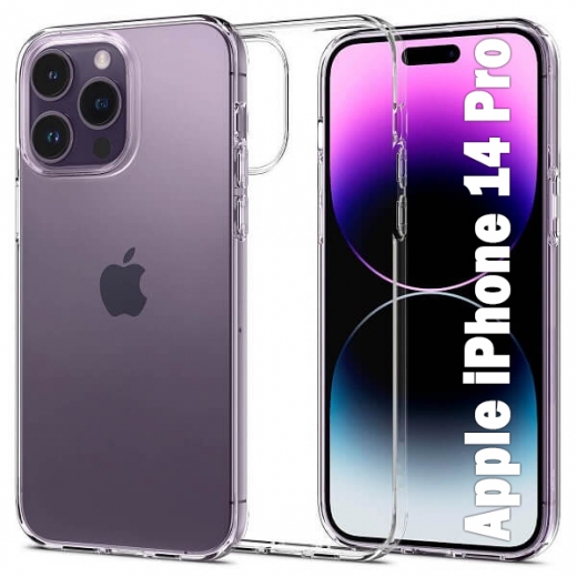 Cиліконовий чохол BeCover для Apple iPhone 14 Pro (708016) Transparancy - фото - інтернет-магазин електроніки та побутової техніки TTT