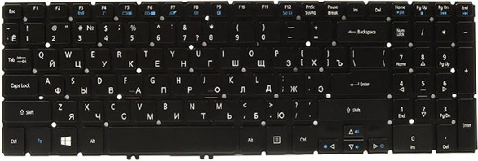 Клавиатура для ноутбука PowerPlant для Acer Aspire V5-552, V5-573 (KB310029) - фото - интернет-магазин электроники и бытовой техники TTT