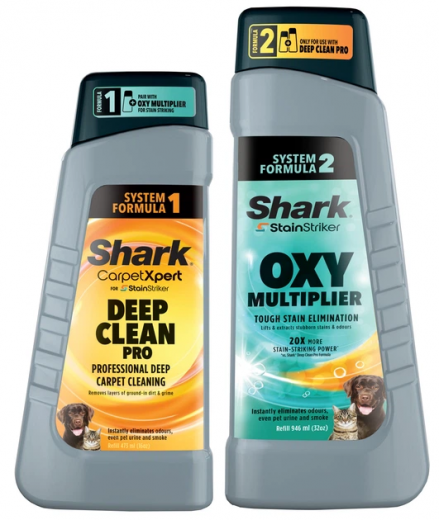 Миючий засіб для Shark StainStriker PX200EUT/PX250EUT (2 компоненти) 946 + 473 мл - фото - інтернет-магазин електроніки та побутової техніки TTT